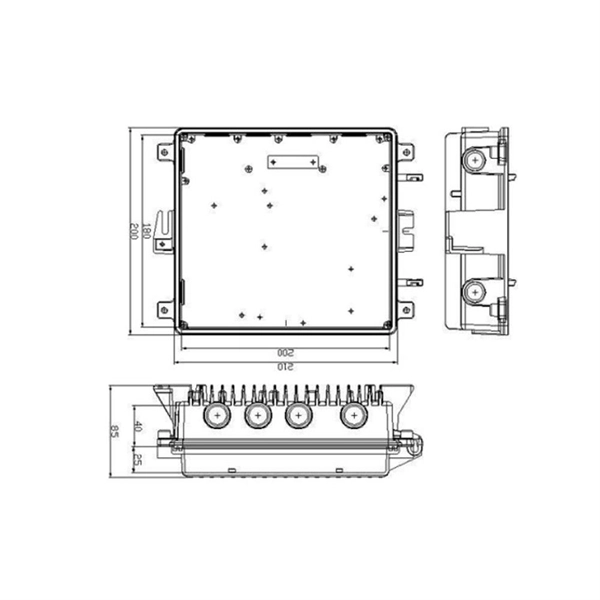 Southern European Stainless Steel Distribution Box