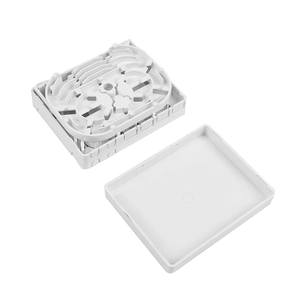 The distribution box lacks a protective panel 