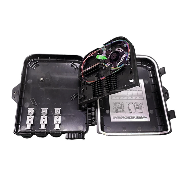 How to distribute optical fibers in a fiber optic distribution box
