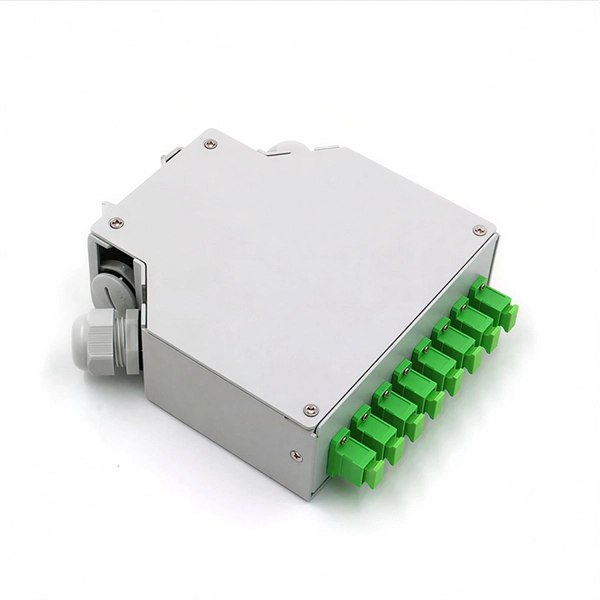 Indoor and outdoor optical fiber distribution boxes