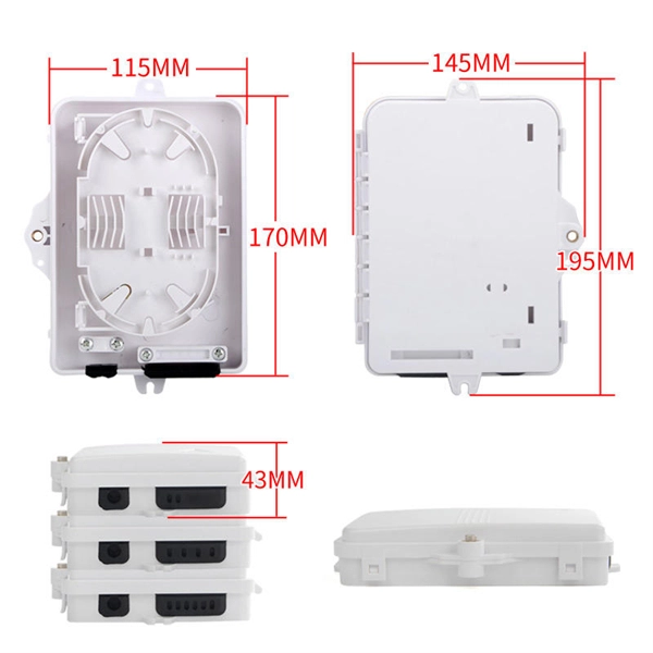 Connecting the fiber optic adapter to the junction box