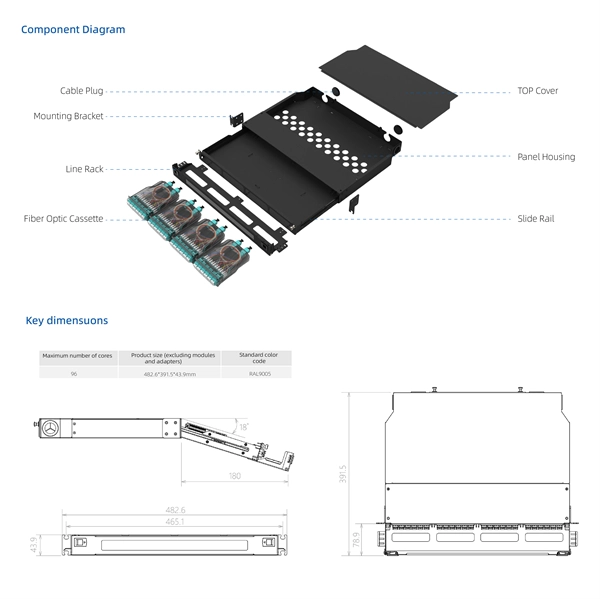 How to fix fiber optic cables to the splice tray
