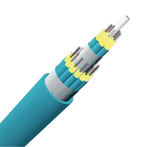 What are the height requirements for telecommunications fiber optic cables 