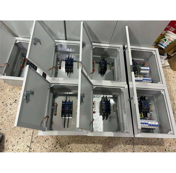 Switch of secondary distribution box at construction site