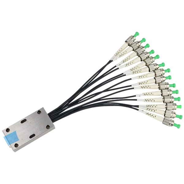 Multimode 8-core fiber optic connection
