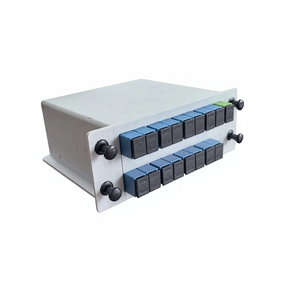Is the fiber distribution box installed inside the server rack