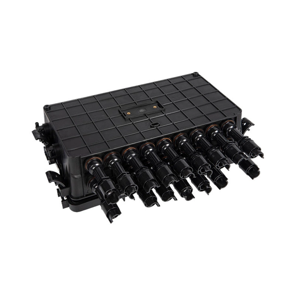 Cable tray erected on the wall